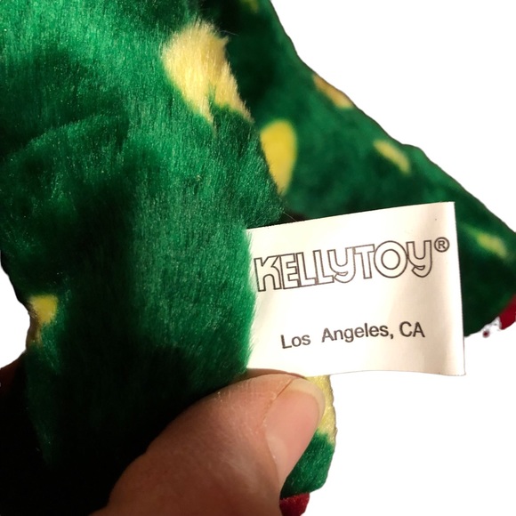 Kellytoy Polka Dot Christmas Rudolph Reindeer Spotted Moose 18” Plush Stocking - Picture 7 of 7